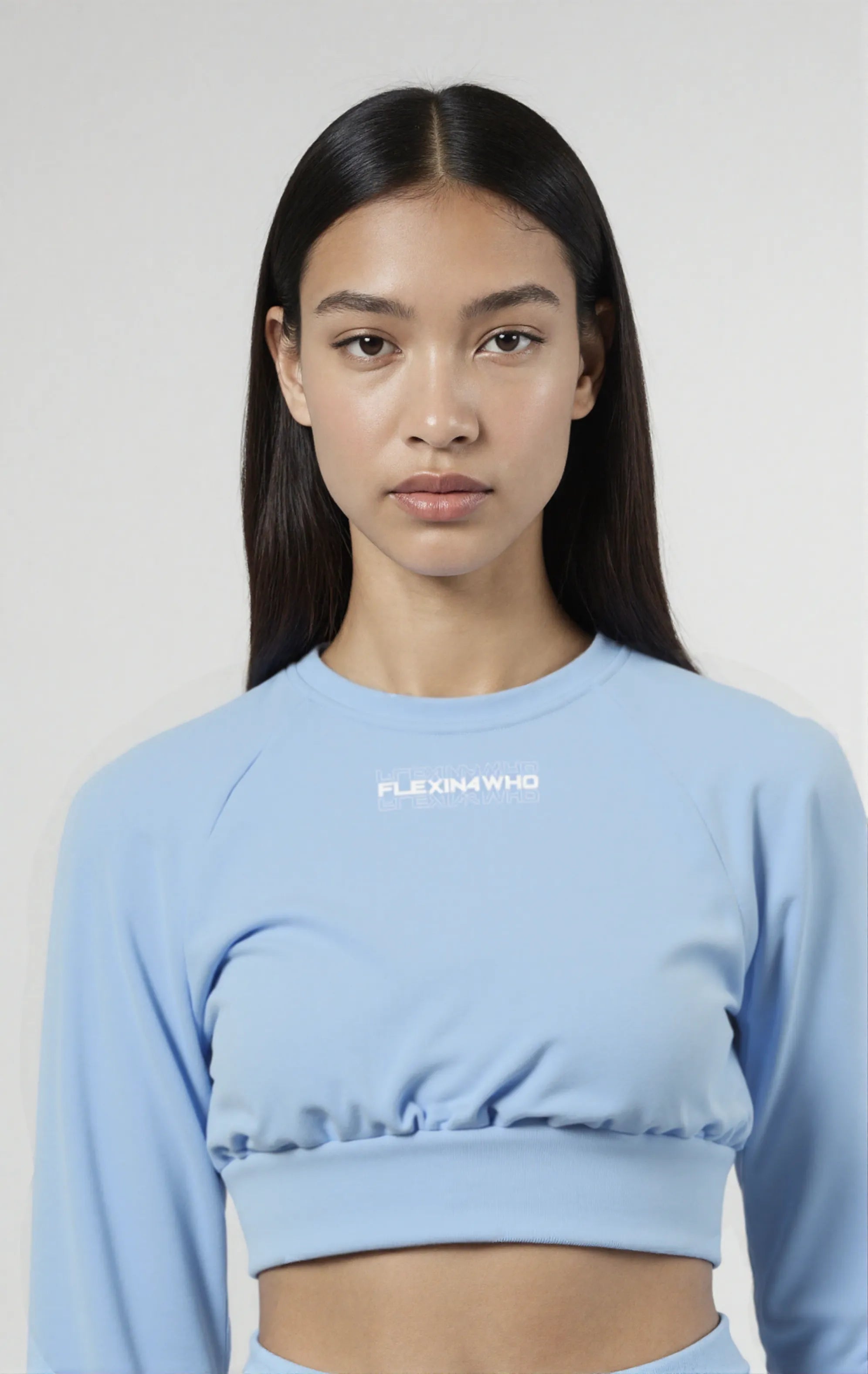 Hawkes Blue Crop Top
